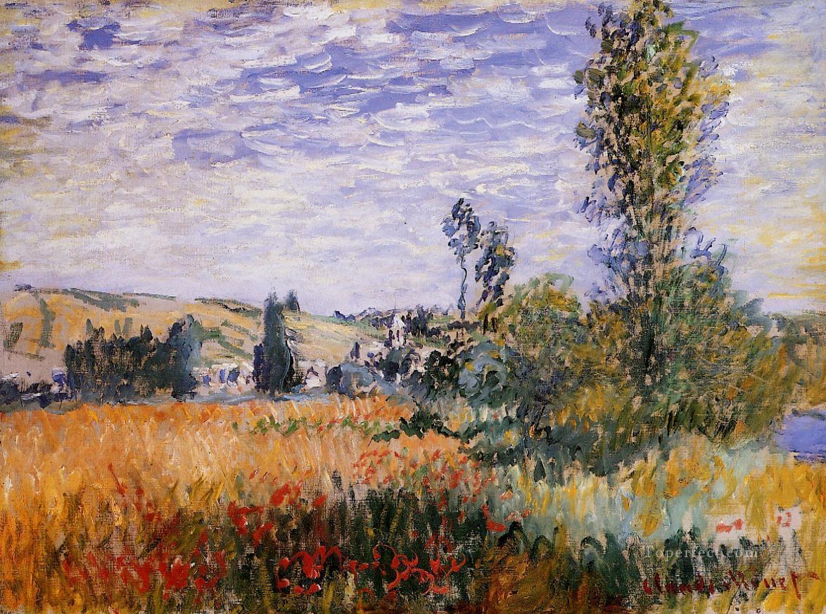 Landscape at Vetheuil Claude Monet Oil Paintings